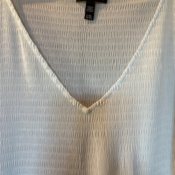 Eileen Fisher Black V-Neck Top - Picture 2 of 7